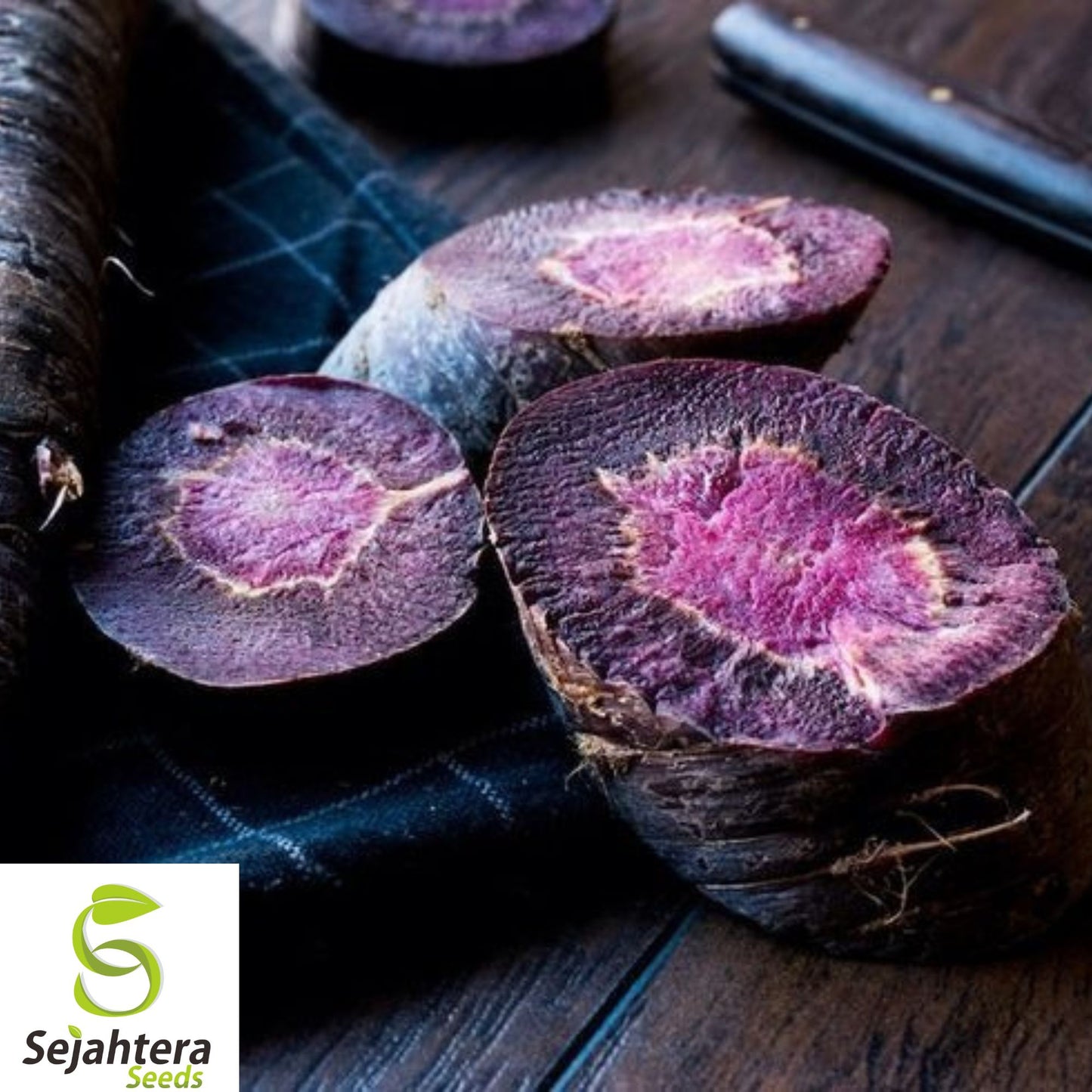 200+ Black Nebula Carrot Seeds - Heirloom, Organic, Non-GMO, Rare & Nutrient-Rich