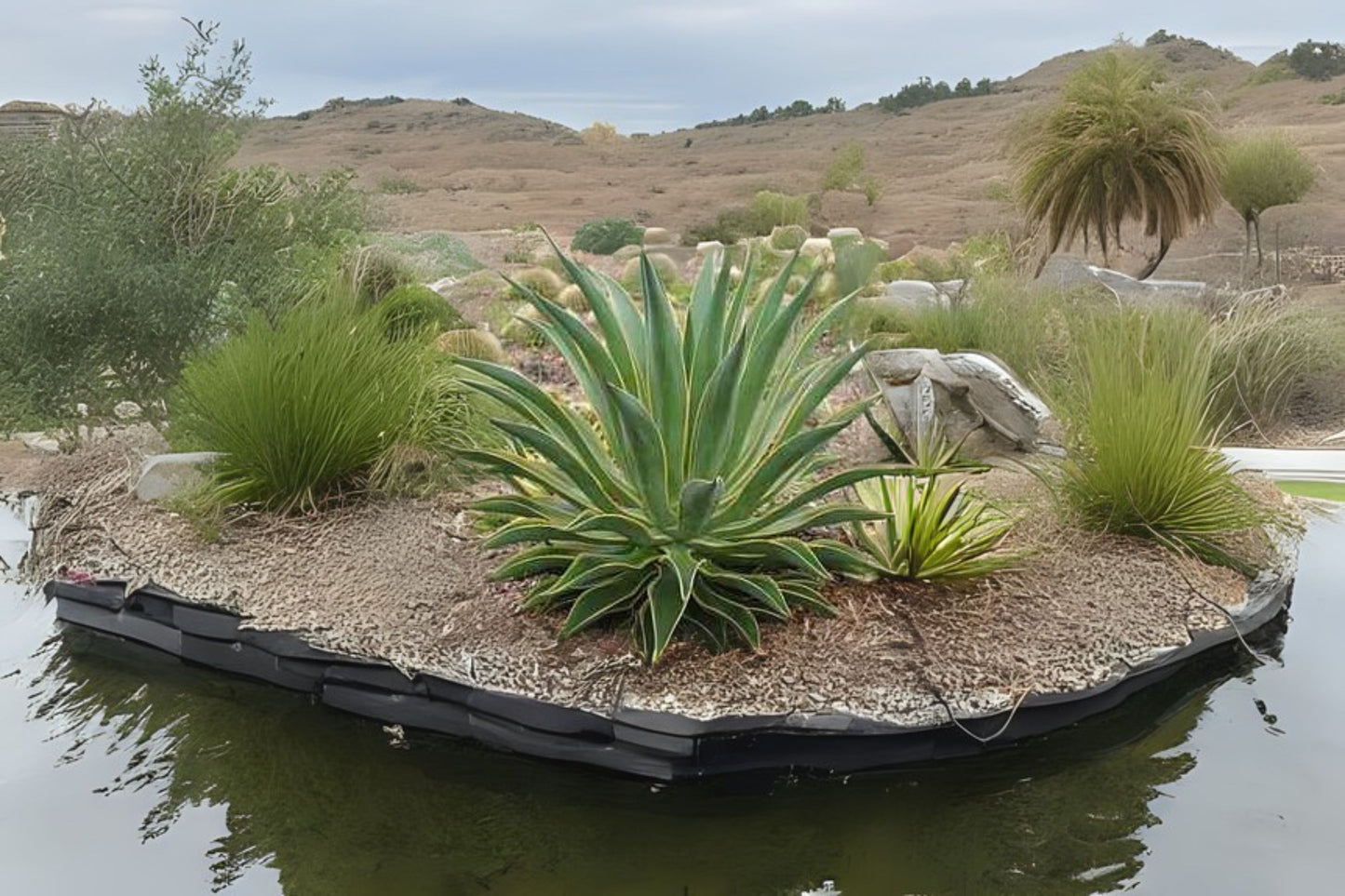 Variegated Agave Desmettiana Plant - Succulent, Low Maintenance, Sun-Loving, Drought-Tolerant, Ideal for Landscaping