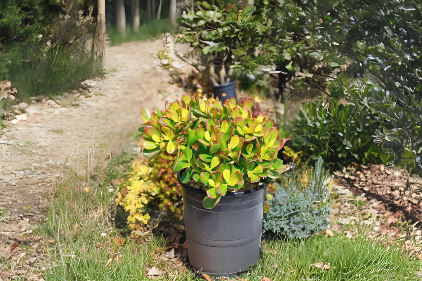 Jade Plant 4in Lucky Money Tree Crassula ovata Easy-Care Succulent Indoor Gardening