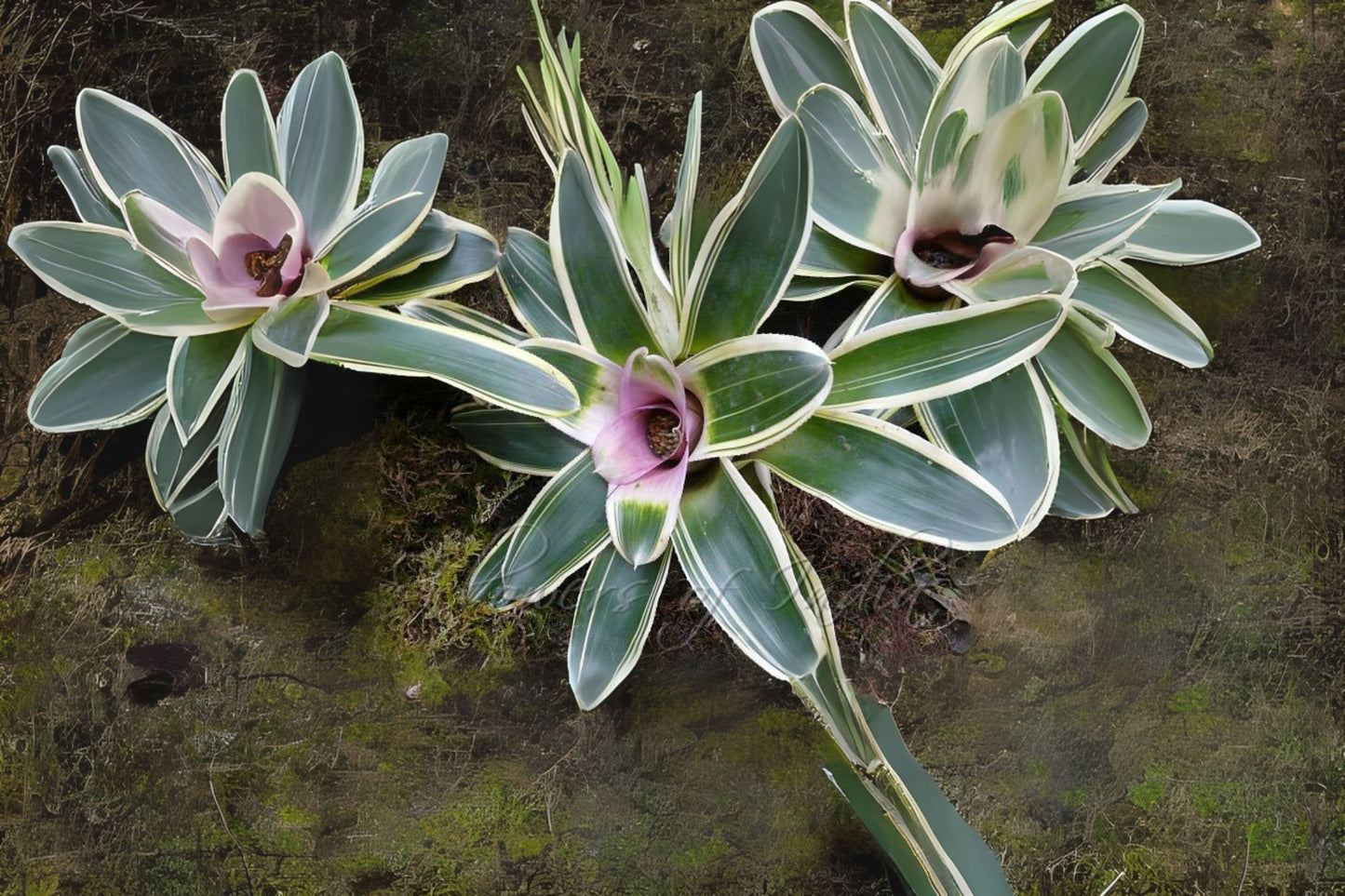 Neoregelia Concentrica Bromeliad Plant in 8" Pot - Tropical Indoor Houseplant - Neoregelia Concentrica - Vibrant Green Foliage