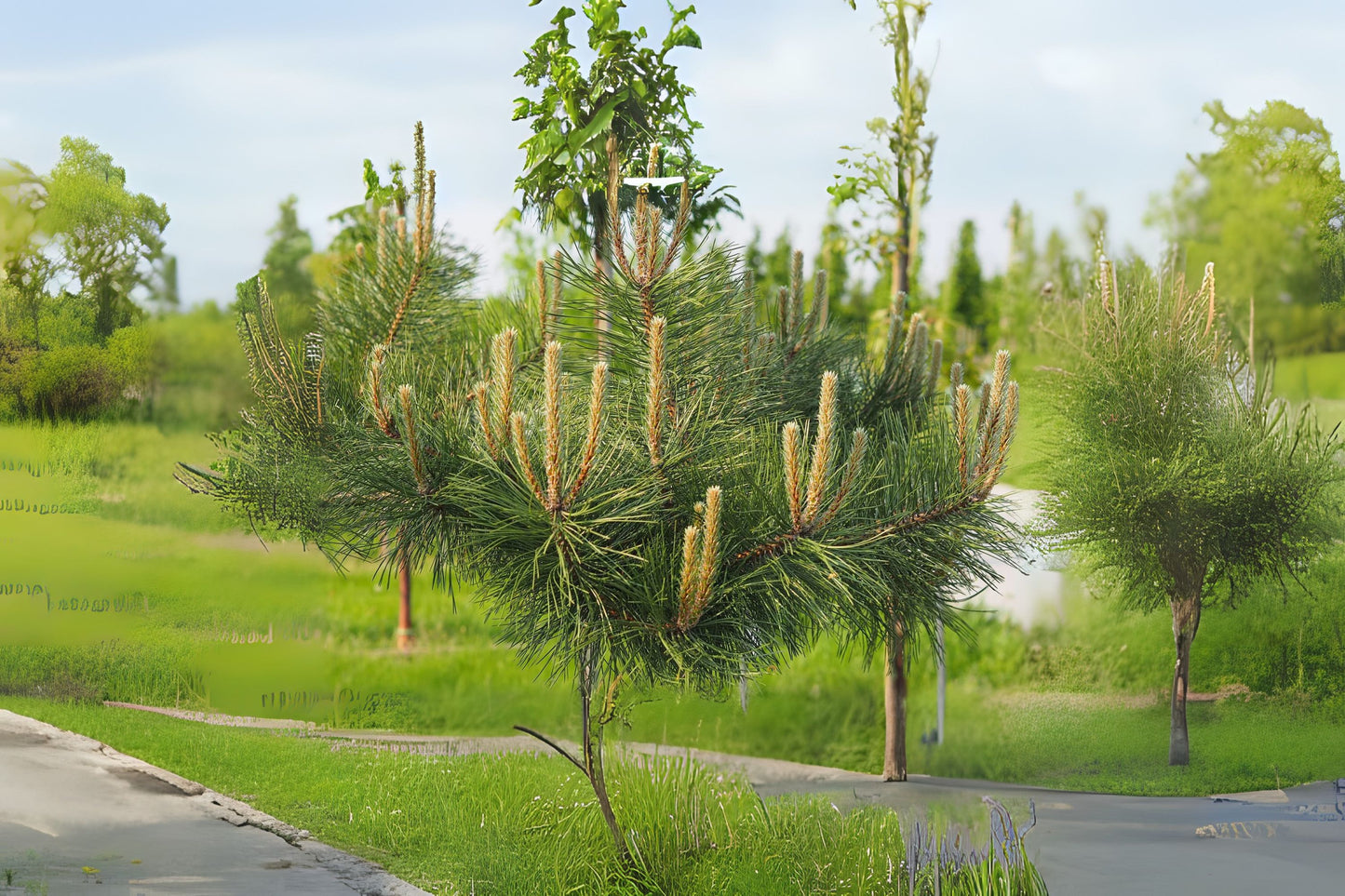 Ghost Pine Pyramidal Austrian Pine (Pinus nigra var. pyramidalis)