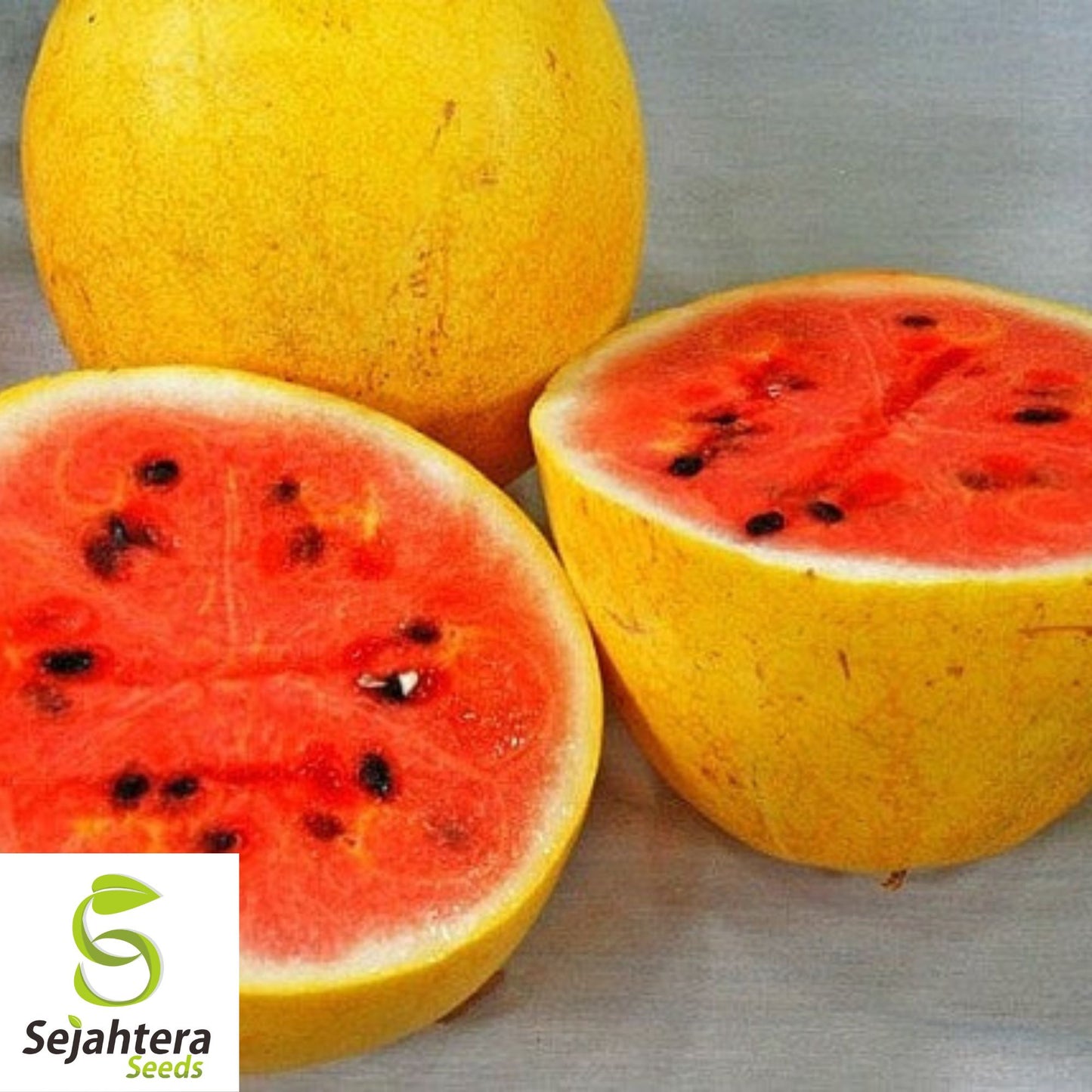 Golden Midget Watermelon Seeds - 12+ Heirloom, Non-GMO, Organic & Mini