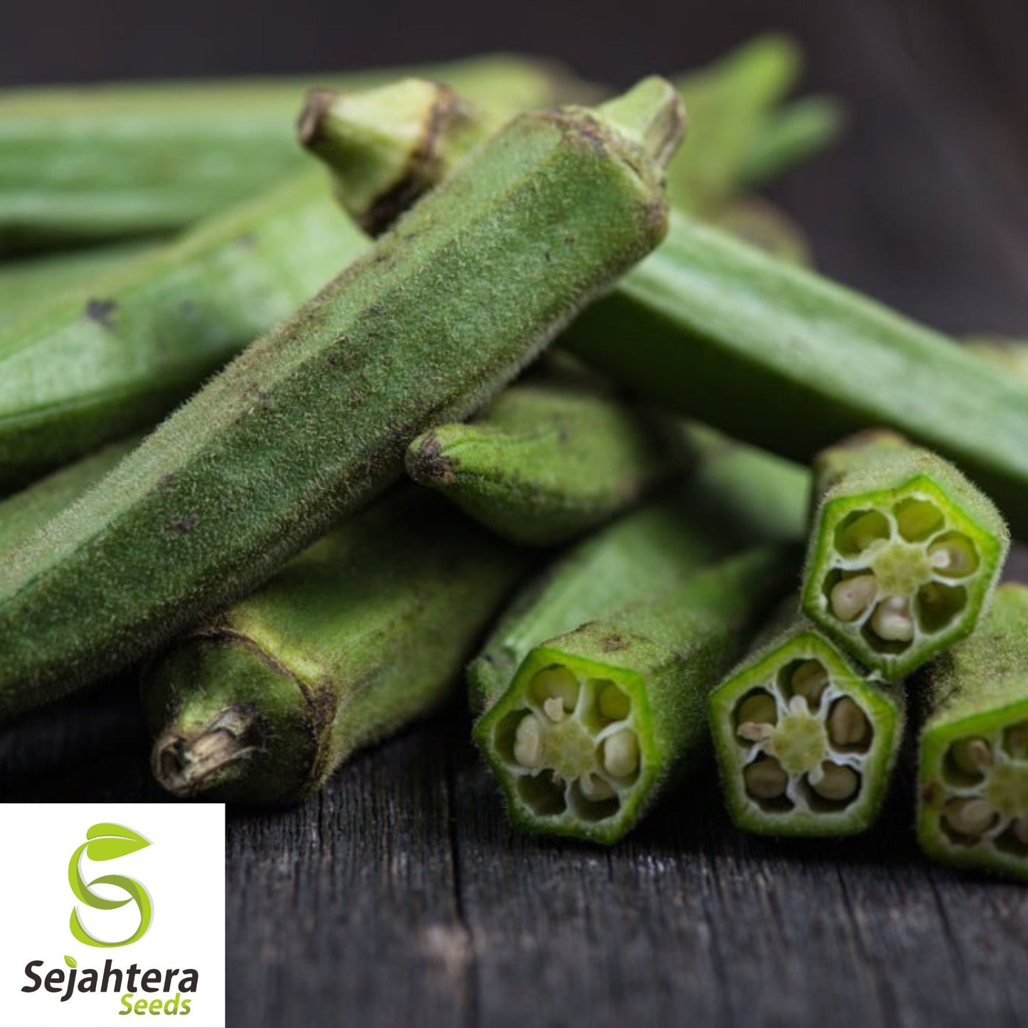 Emerald Okra Seeds - 25+ Heirloom, Non-GMO, Tender & High-Yielding