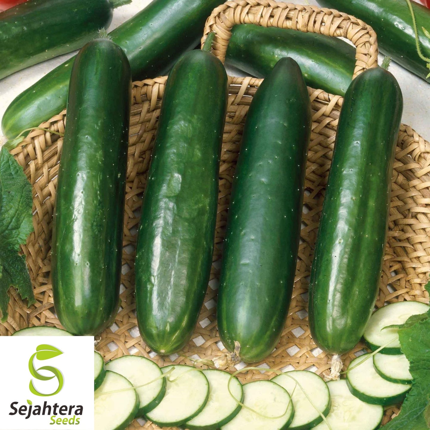 50+ Long Green Improved Cucumber Seeds - Non-GMO, Heirloom & Crisp Variety