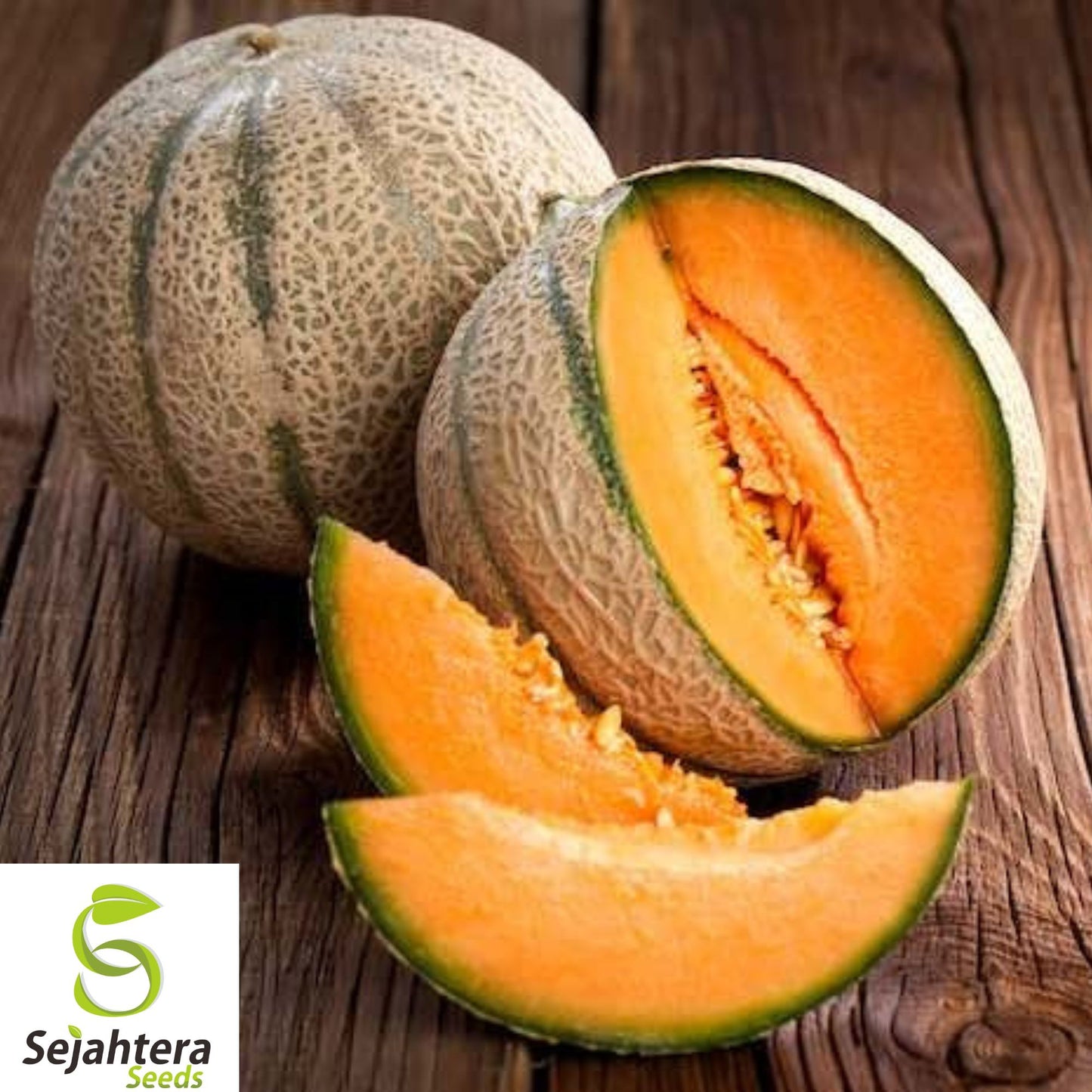 100+ Hale's Best Jumbo Cantaloupe Seeds – Heirloom, Organic, Non-GMO, Large & Sweet