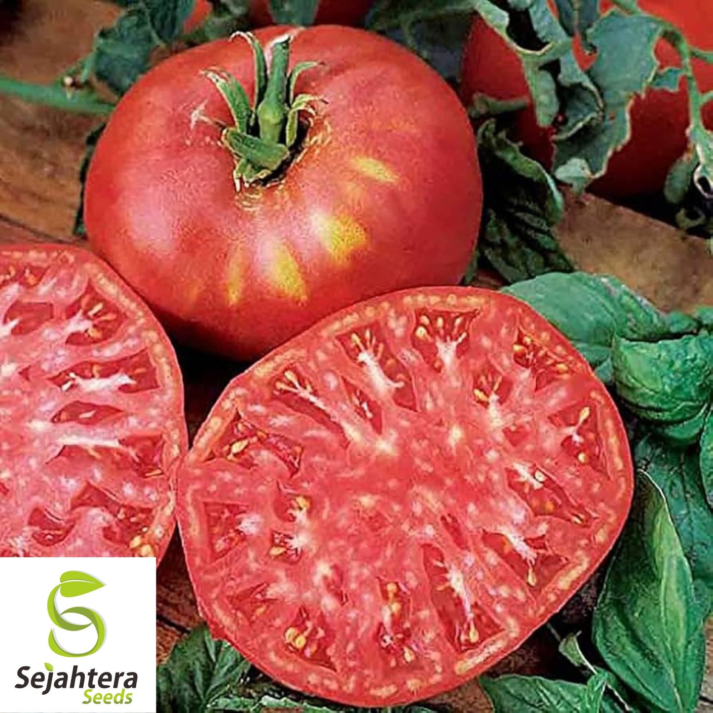 50 Red Brandywine Tomato Seeds - Heirloom, Non-GMO, Sweet & Juicy Variety