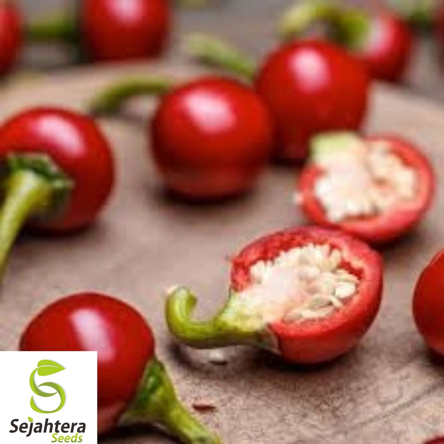 100+ Large Red Cherry Hot Pepper Seeds - Heirloom, Non-GMO, 3,000-5,000 Scoville