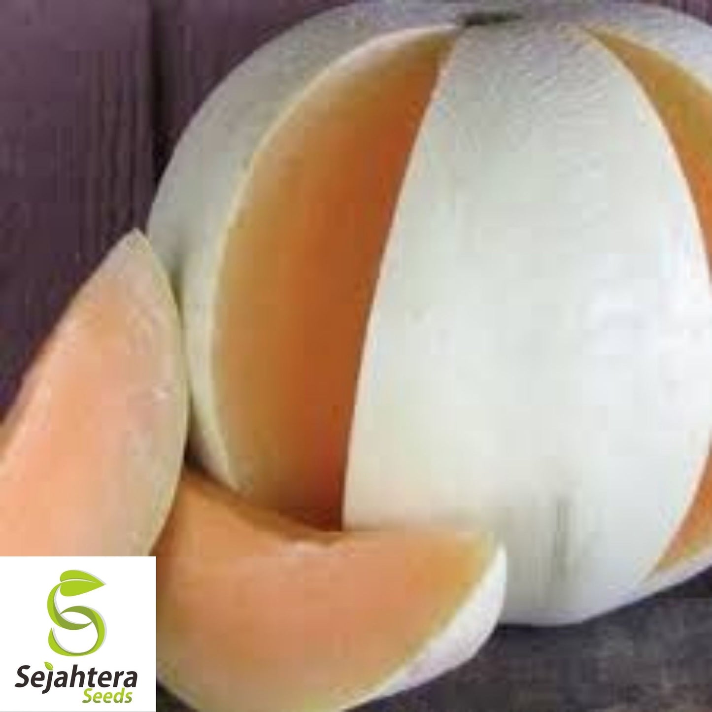 Honey Dew Orange Flesh Cantaloupe Seeds 50+ | Muskmelon Fruit NON-GMO USA