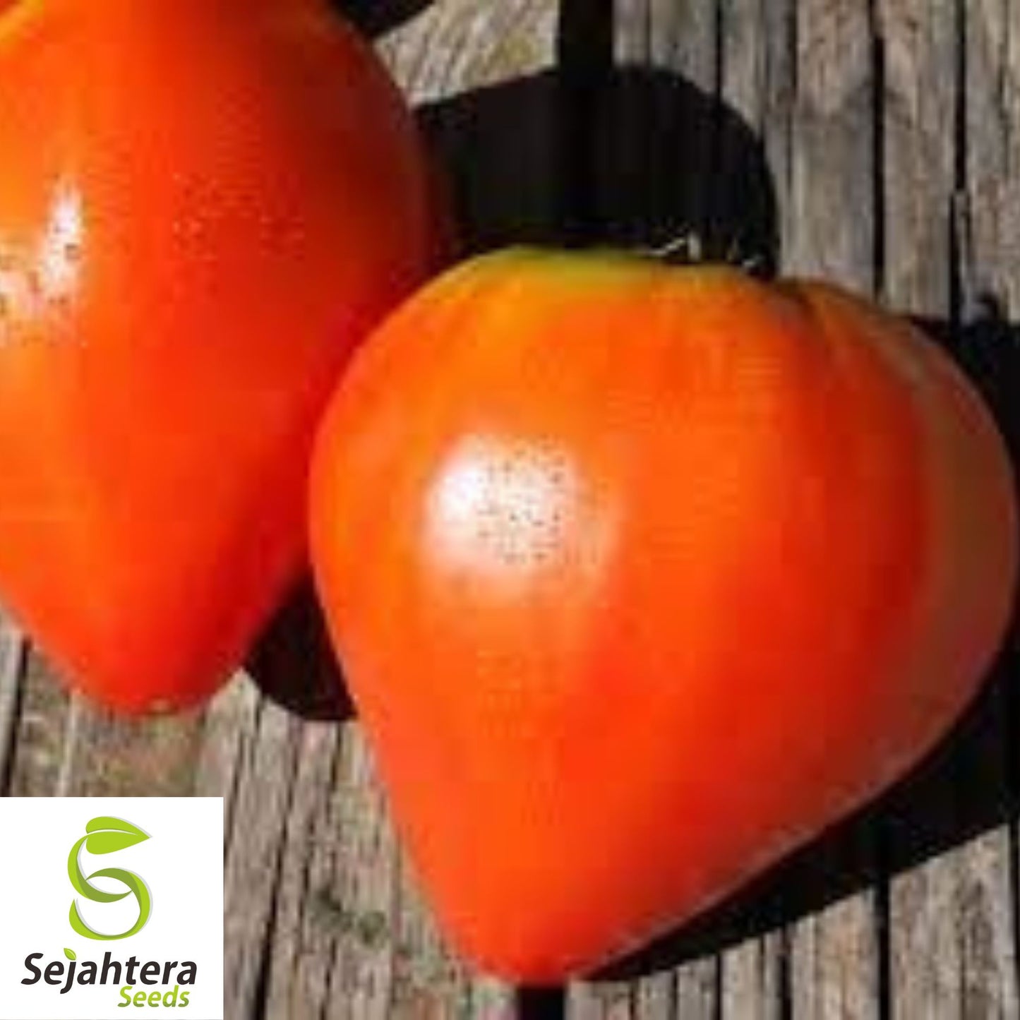 50 Orange Oxheart Tomato Seeds - Heirloom, Non-GMO, Sweet & Juicy Variety