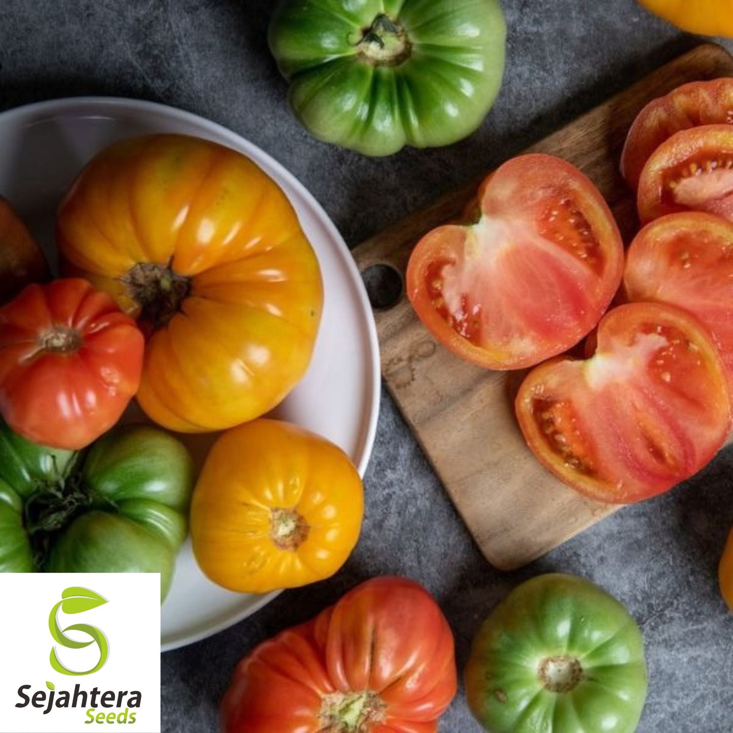 6 Pack Heirloom Tomato Seed Collection - Non-GMO, Diverse & Flavorful Varieties