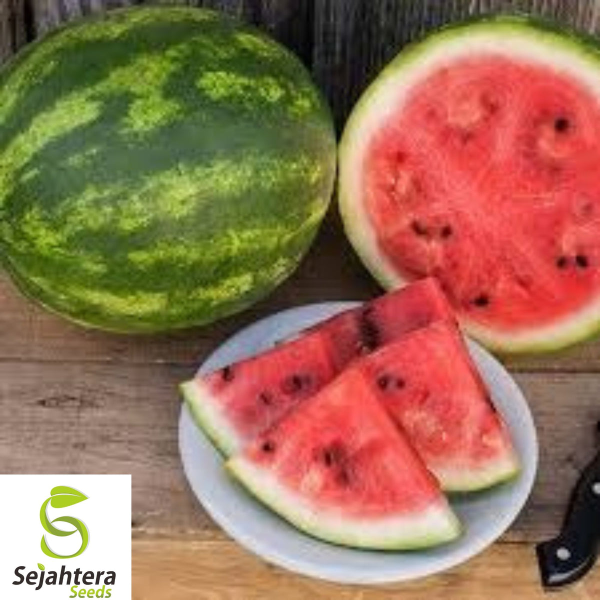 25+ Crimson Sweet Watermelon Seeds - Heirloom, Organic, Non-GMO, Juicy & Large