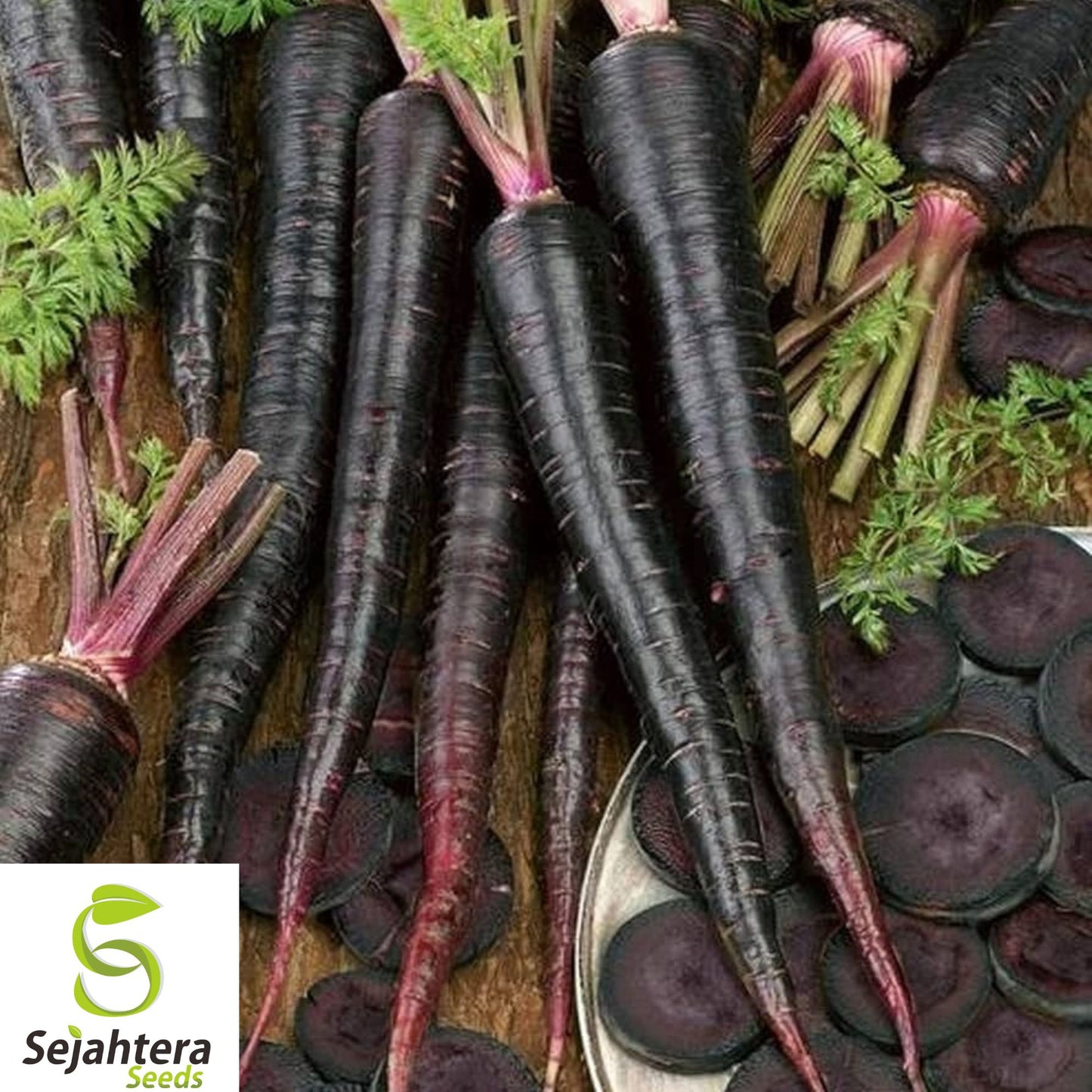 100+ Black Nebula Carrot Seeds - Heirloom, Organic, Non-GMO, Rare & Nutrient-Rich