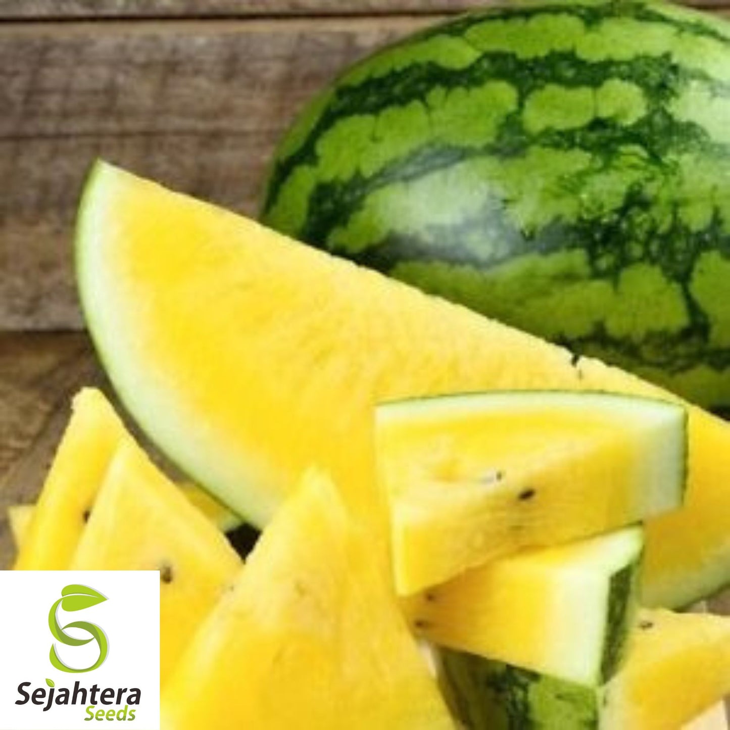 Yellow Gem Watermelon Seeds - 10+ Heirloom, Non-GMO, Sweet & Rare
