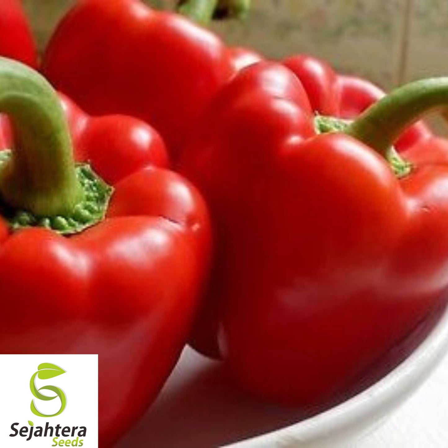 30+ Giant Red Bell Pepper Seeds - Sweet, Heirloom, Organic, Non-GMO & Fresh