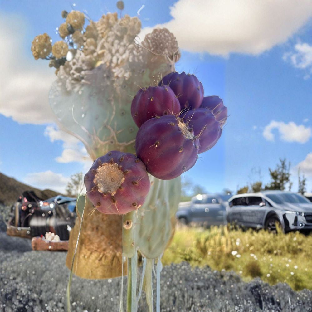 Opuntia Robusta – Prickly Pear Cactus Cactus Seeds | 10 Count | Extra Large Pad Variety Hardy Desert Cactus | Drought Tolerant | Bold Landscape Plant