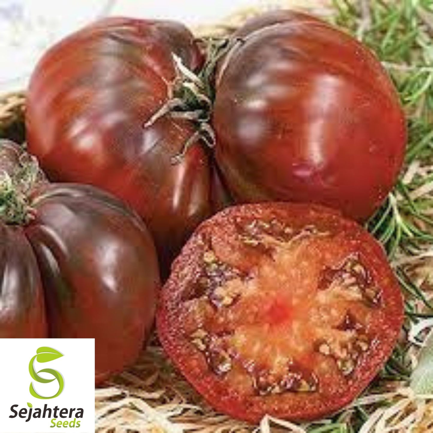 European Black Cherry Tomato Seeds - 100+ Organic Heirloom - Sweet & Rare
