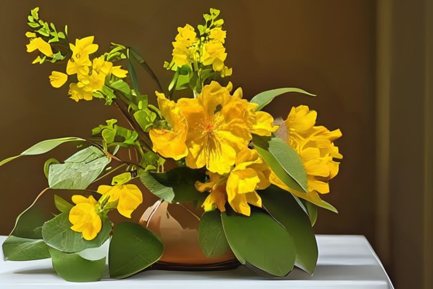 Bonsai Mai Vang Sieu Nu 1-2 Feet Tall in 2 Gallon Pot - Golden Shower Tree (Cassia fistula)