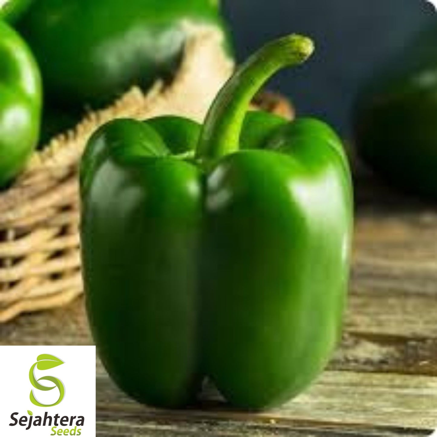 30+ Emerald Giant Bell Pepper Seeds - Heirloom, Organic, Non-GMO, Sweet & Crisp
