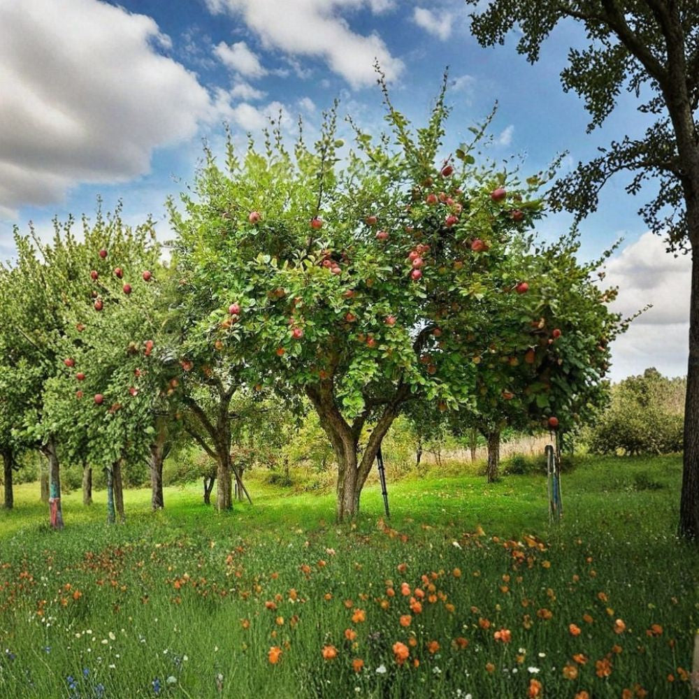 Honeycrisp Apple Tree – Malus domestica | Live Fruit Tree 1–2 ft Tall | Crisp Sweet-Tart Apples | Bare Root Ready to Plant