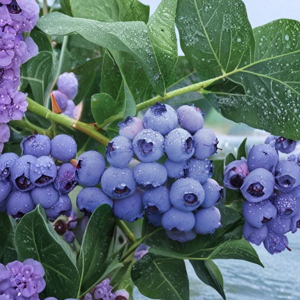 Patriot Blueberry – Vaccinium corymbosum Live Plant | Northern Highbush Berry Bush | Early Ripening | Winter Hardy Fruit Plant