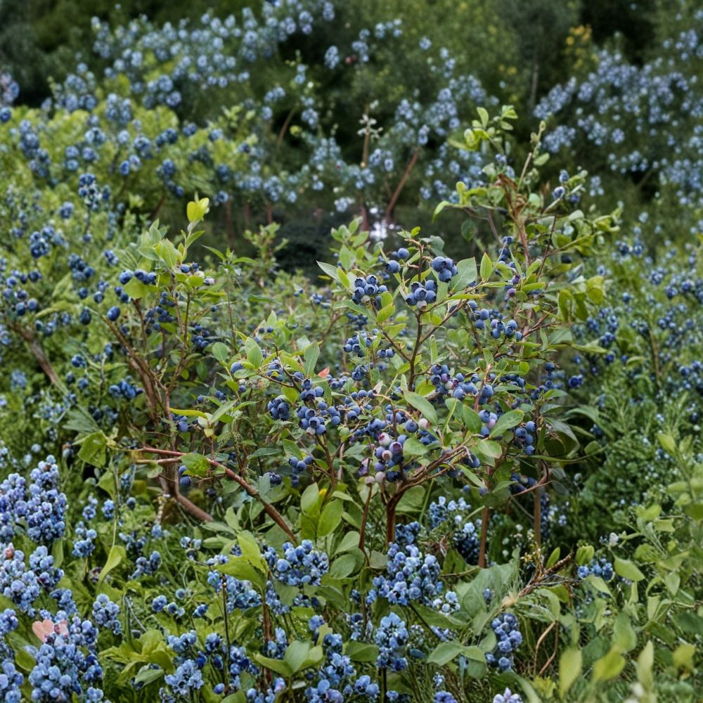 Heintooga Blueberry Plants – Vaccinium corymbosum Starter Plugs | Set of 10 Bare Root Plants | 3–6 Inches Tall | Sweet Aromatic Berry Bush