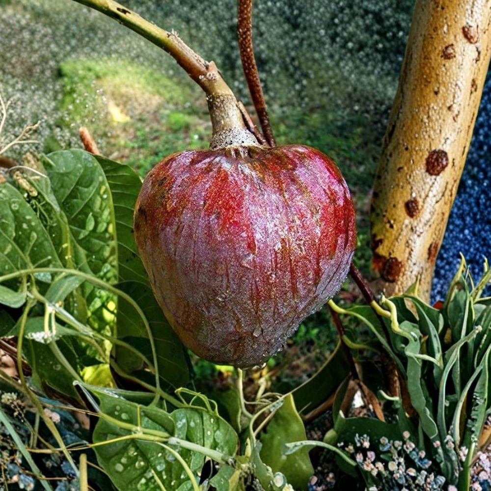 Red Custard Apple Tree – Annona reticulata Live Plant | 2 Ft+ Tall | Tropical Fruit Tree | Creamy Sweet Fruit