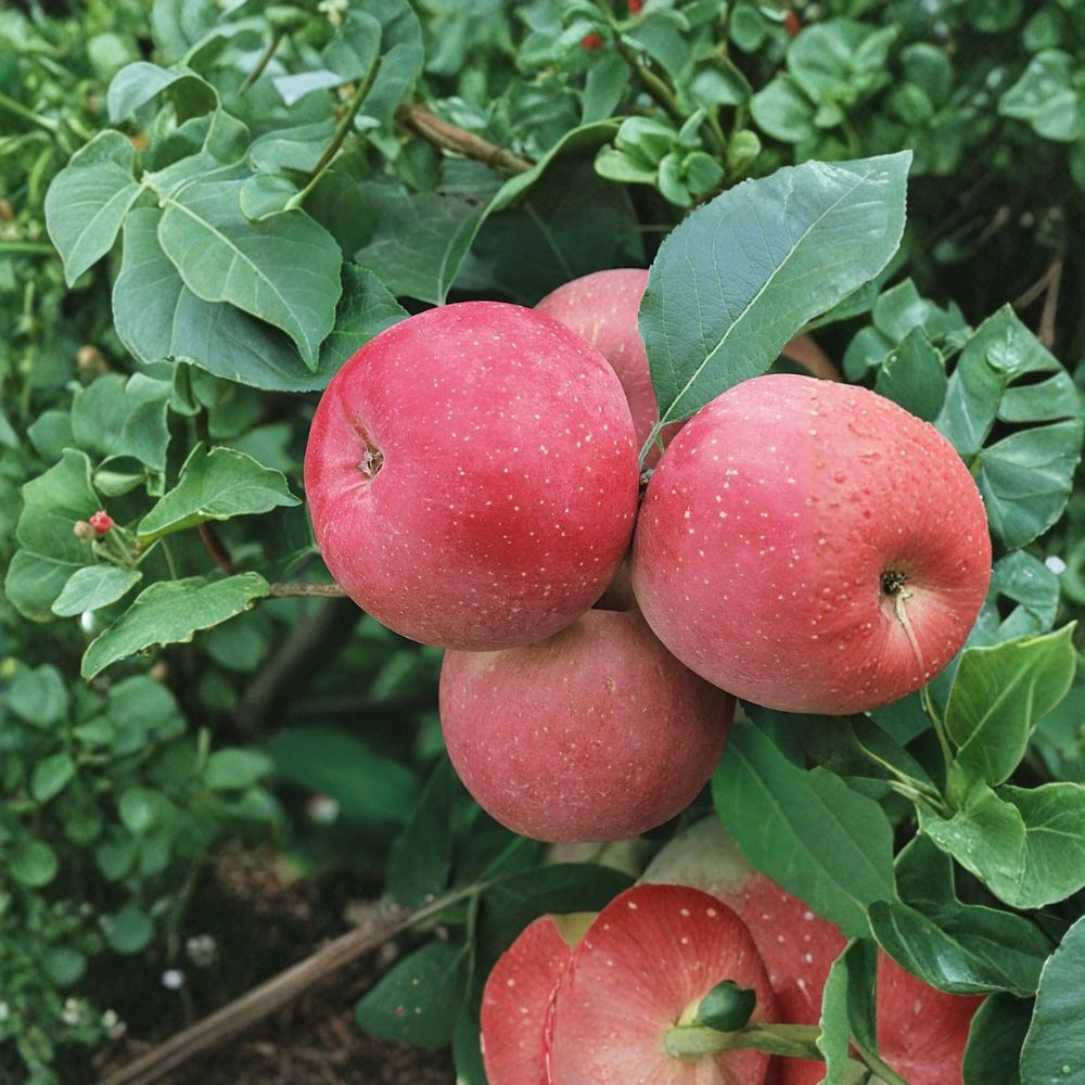 Fuji Apple Tree – Malus domestica Live Plant | 2–3 Ft Tall Bare Root | Sweet Crisp Apple Tree | Backyard Orchard Fruit Tree