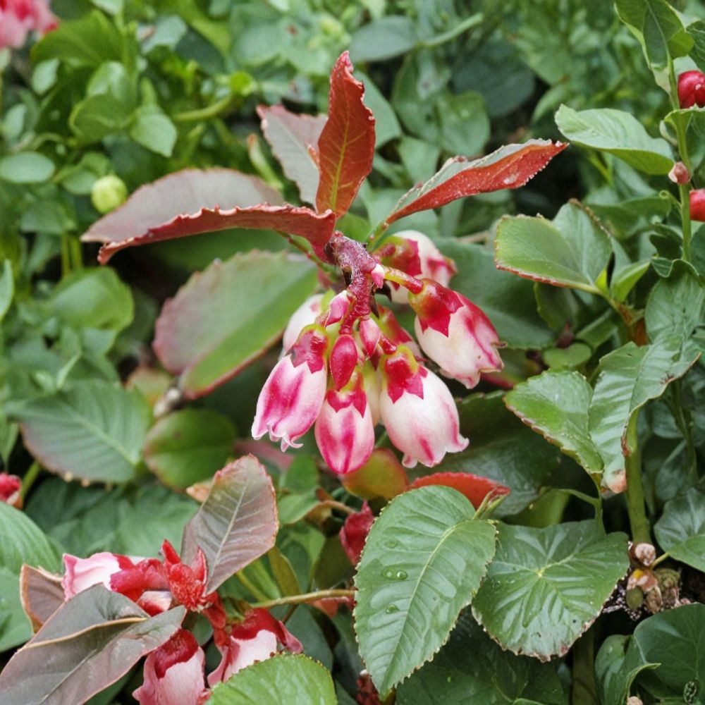 Evergreen Huckleberry Plant – Vaccinium ovatum Live Plant | 3–7 Inches Tall | 3 Inch Pot Native Berry Shrub | Edible Garden Plant