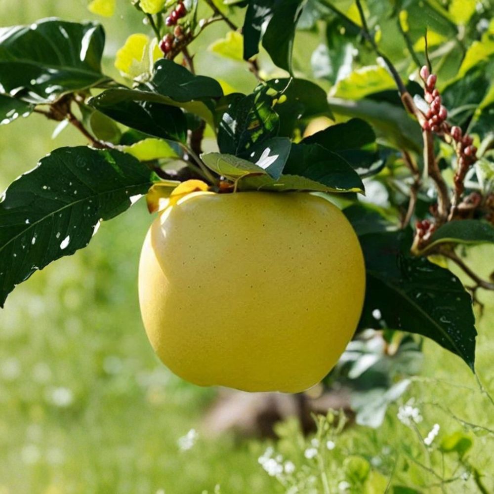 Shinano Gold Apple Tree – Bare Root Live Plant | M7 Rootstock | Rare Japanese Apple Variety | Sweet Tart Fruit Tree