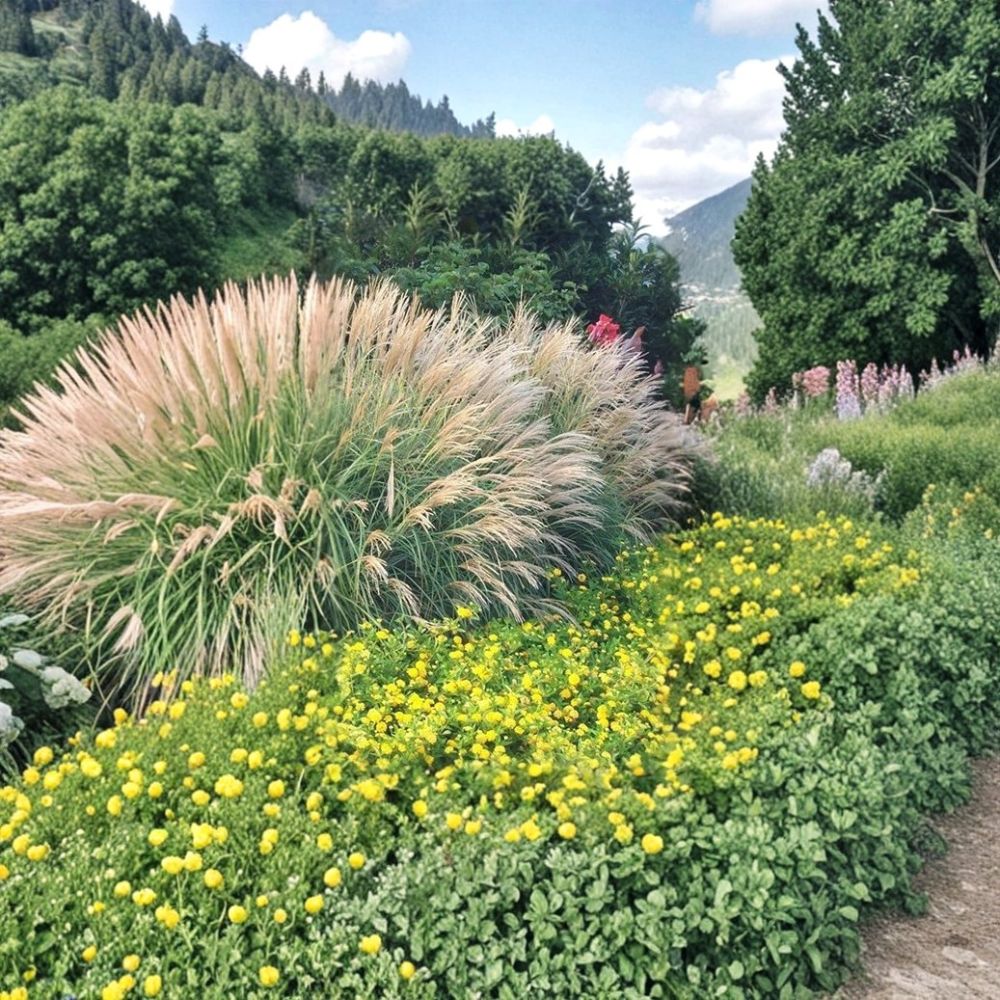 sunsmas-0Adagio Maiden Grass Plant – Large 3+ Year Old Clump | Miscanthus sinensis ‘Adagio’ Live Rooted Plant | Ornamental Landscape Grass