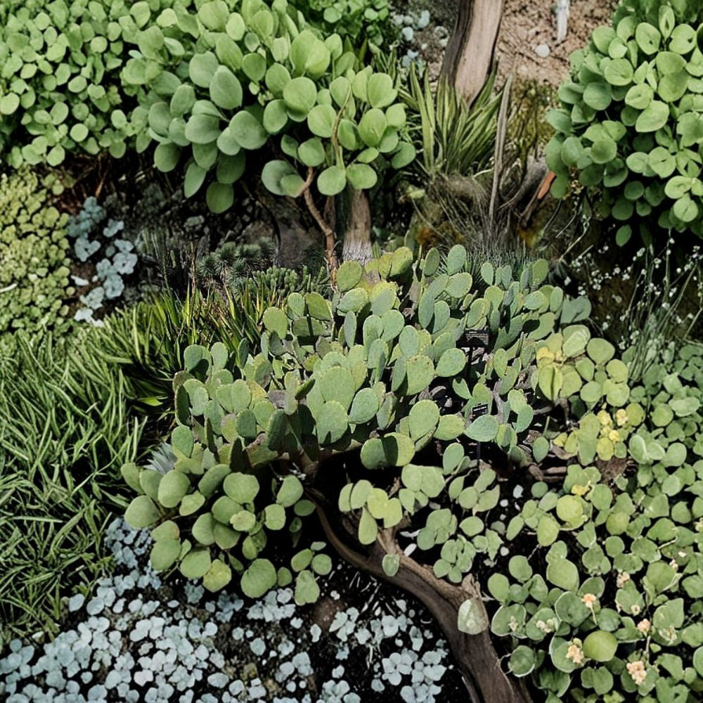 Prickly Pear Cactus – Opuntia Live Cactus Plant | Drought & Cold Hardy | Easy Care Red & Yellow Blooming Cactus | Indoor or Outdoor