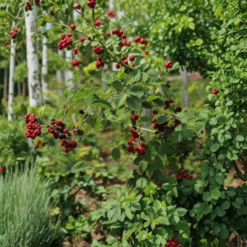 Chester Thornless Blackberry – 10 Live Starter Plugs | Rubus fruticosus Berry Plants | 3–6 Inches Tall | Sweet Firm Fruit Variety | Bare Root Blackberry Plants