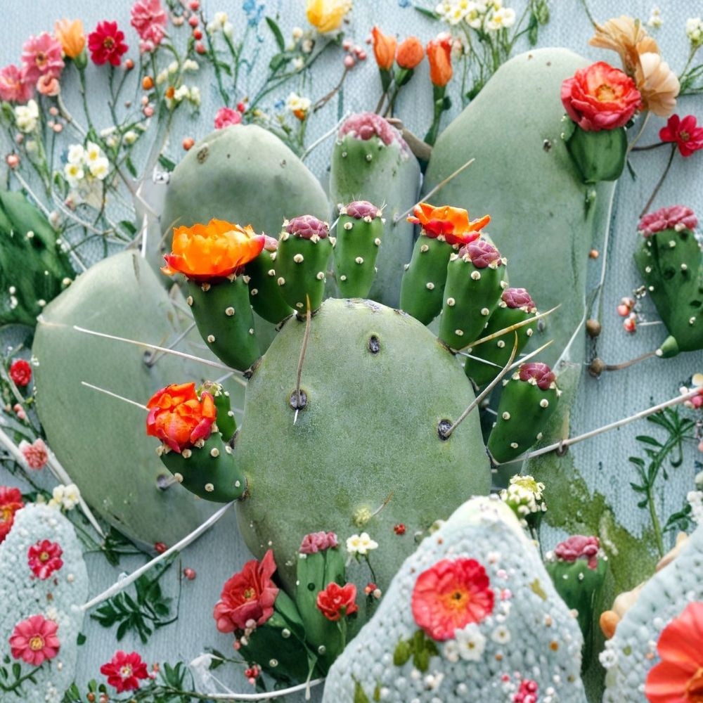 Opuntia quimilo – Rare Exotic Prickly Pear 20 Seeds | Platyopuntia Species | Collector Cactus Hardy Desert Cactus | Rare Opuntia Variety