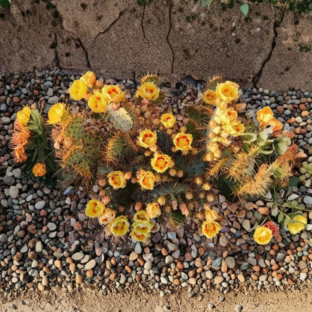 Opuntia x rooneyi – Rooney’s Prickly Pear 1 Live Pad Cutting | Rare Hybrid | 3–5.5 Inches Collector Cactus | Full Sun Desert Plant | Ready to Root