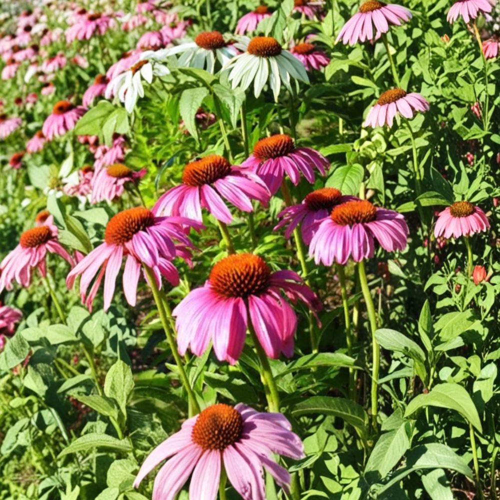 Echinacea ‘Ruby Star’ – Coneflower Live Starter Plant | Includes Nursery Pot Red Purple Blooms | Pollinator Friendly Perennial | Cut Flower Favorite | Easy to Grow
