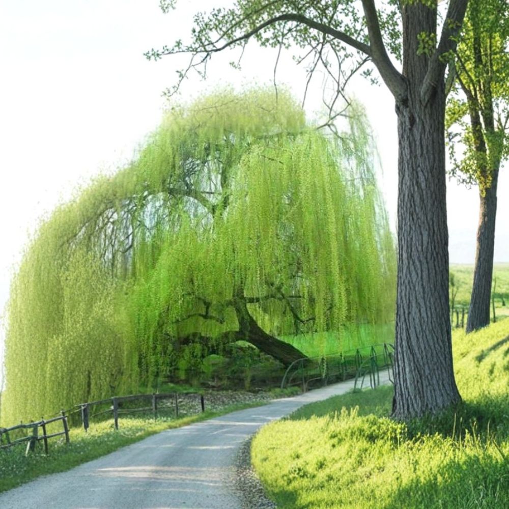 Weeping Willow Cuttings – 5 Unrooted Willow Tree Cuttings | Fast Growing Shade Tree | Bright Green Foliage | Easy to Grow