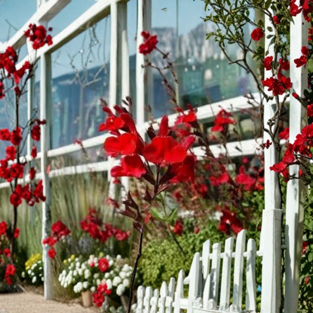 Salvia ‘Furman’s Red’ – Autumn Sage Live Starter Plant | 6 Inches Tall | Bright Red Flowering Perennial | Hummingbird Friendly Plant | Summer to Fall Blooms