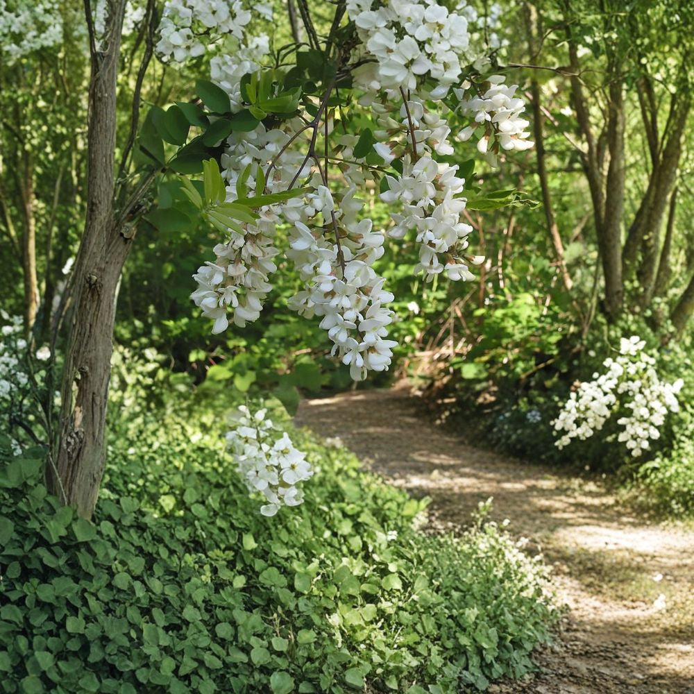 Black Locust – Robinia pseudoacacia 1600 Seeds | Fast Growing Hardy Tree | Fragrant White Flowers Wholesale Nitrogen Fixing Tree | Drought Tolerant | Timber & Pollinator Friendly