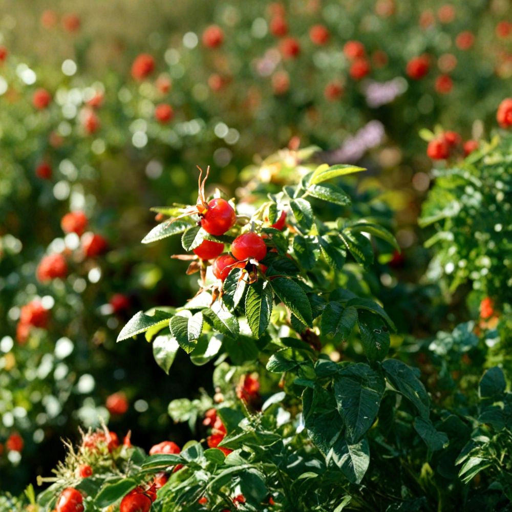 White Rugosa Rose – Rosa rugosa albiflora 800 Seeds | Fragrant Blooms | Hardy Shrub Fast Growing | Edible Rose Hips | Cold, Heat & Drought Tolerant
