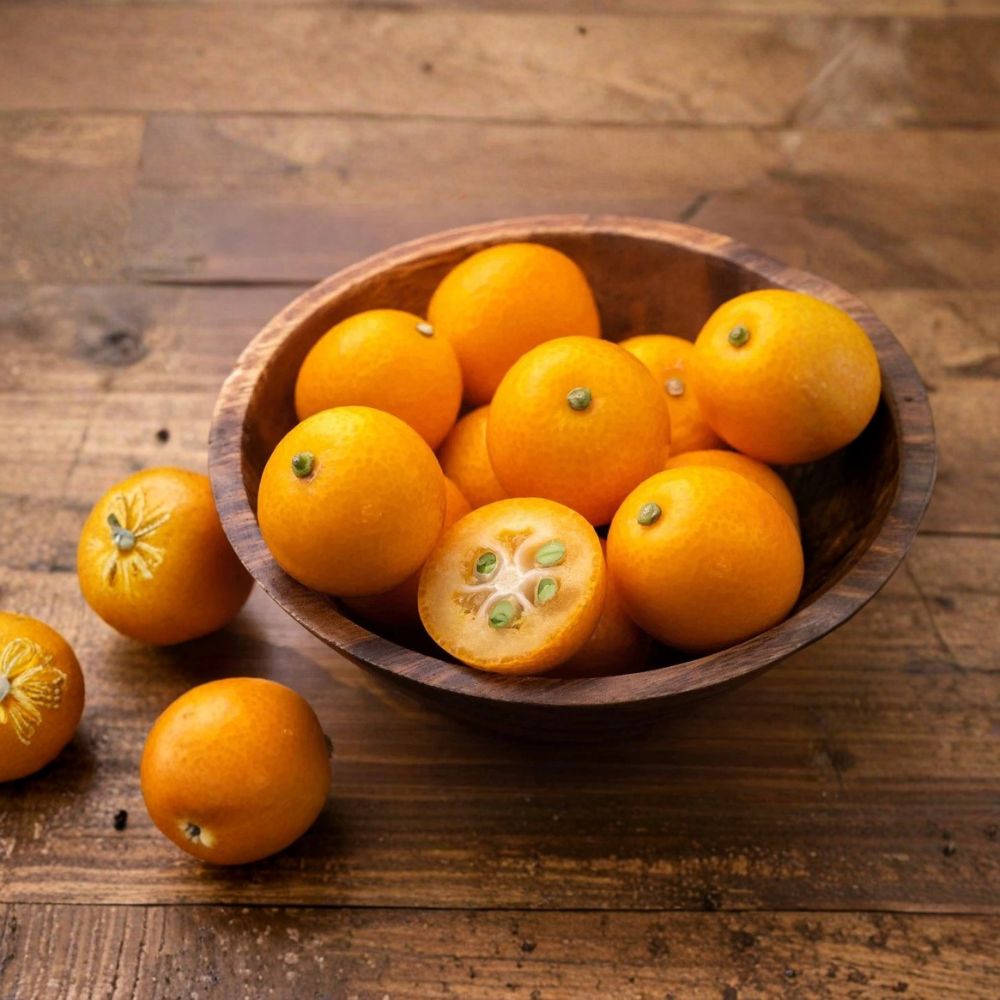 Fukushu Kumquat Tree – Live Plant 8–12 Inches Tall | Rare Sweet Kumquat Citrus | Includes Nursery Pot | Patio & Container Friendly | Easy to Grow