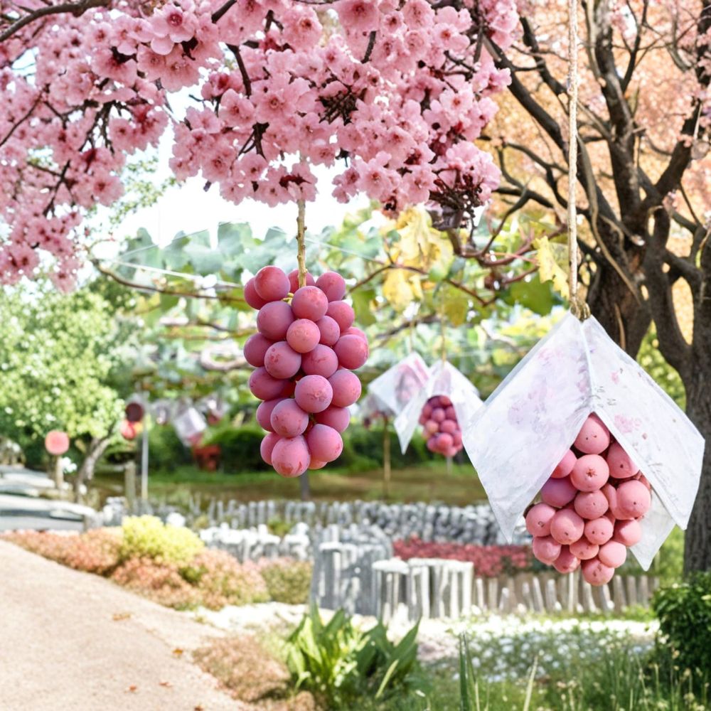 Japanese Koshu Grape Vine – Vitis vinifera Live Organic Plant | 2–3 Feet Tall | Rare Wine & Table Grape | Garden & Trellis Friendly