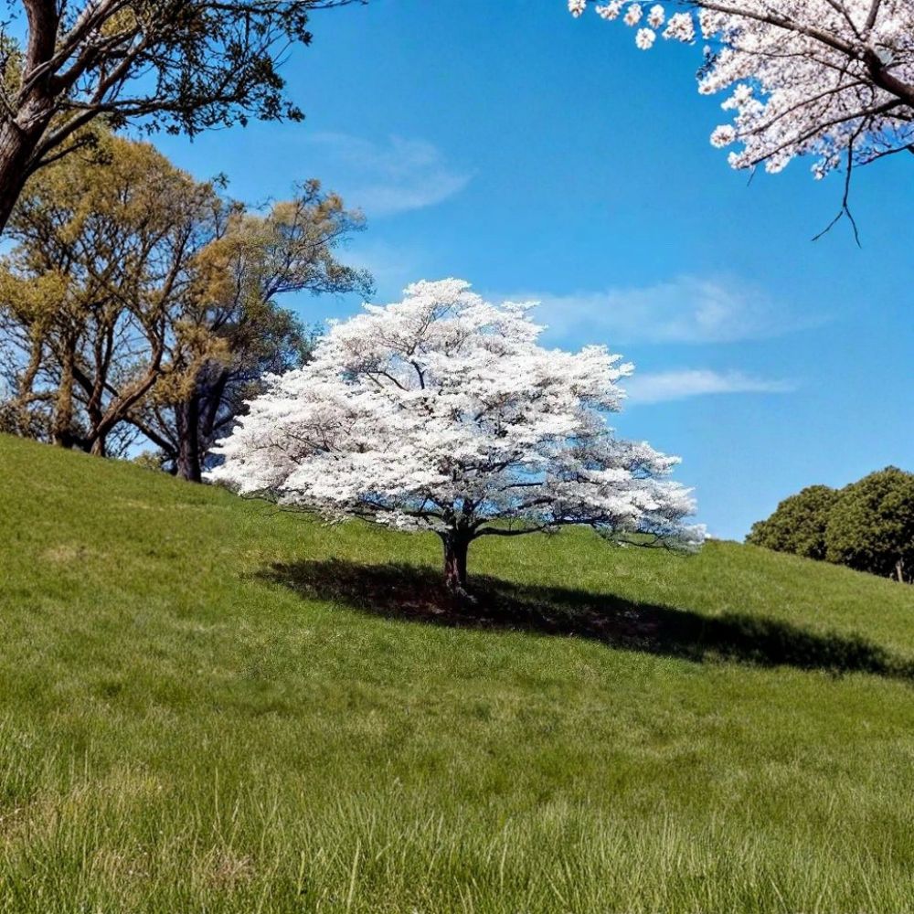 White Dogwood Trees – 2 Live Plants 2 Ft Tall | Spring White Blooms | Cornus florida | Bare Root | Ornamental Landscape Tree