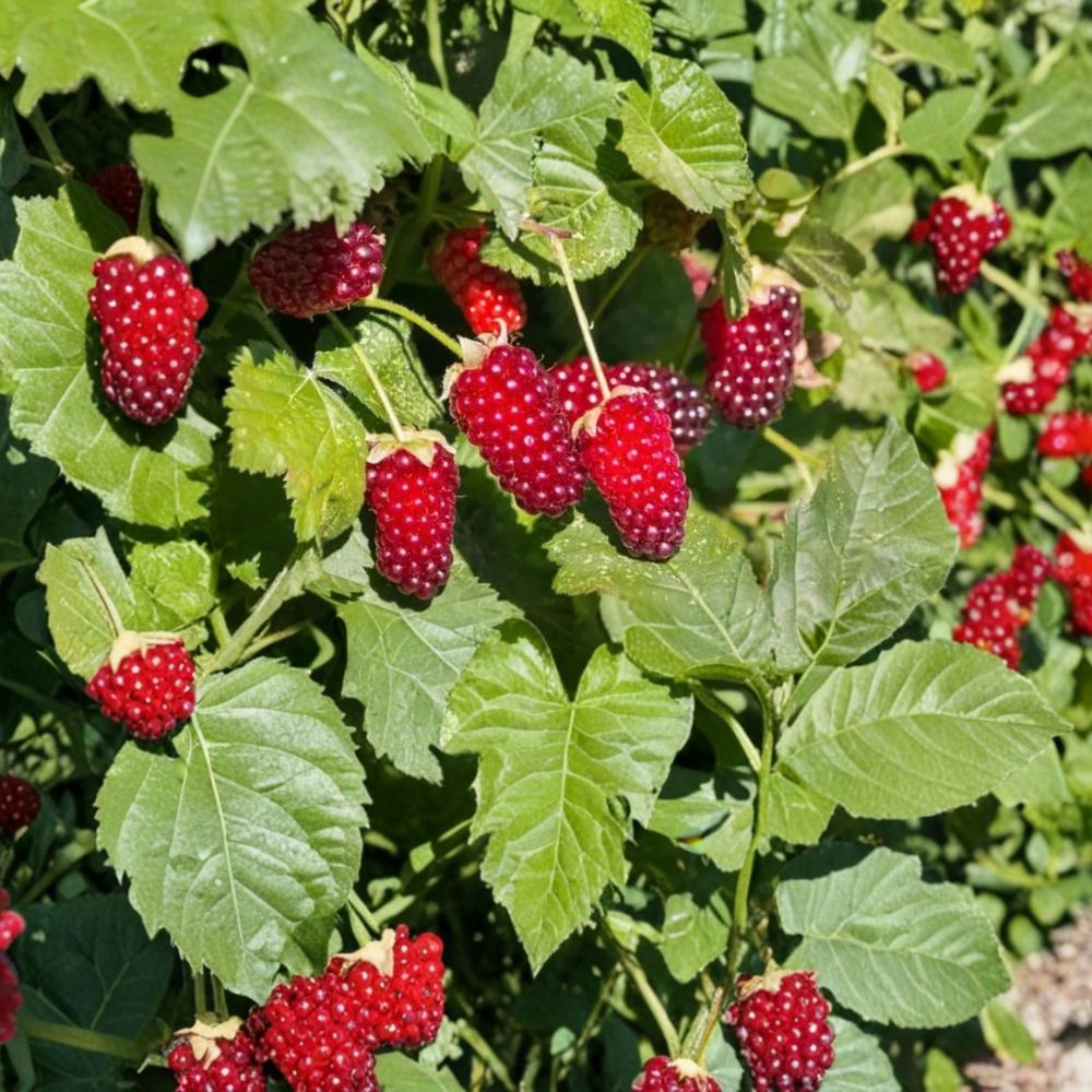 Loganberry Plant – Rubus × loganobaccus Live Berry Vine | 6–12 Inches Tall | Container Grown Hybrid Fruit Plant | Hardy to -5°F | Easy Garden Grower