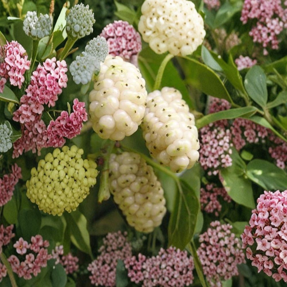 White Mulberry Tree – Morus alba Live Potted Plant | 12–24 Inches Tall | Sweet Fruit Tree Starter | Backyard Orchard & Shade Tree | Easy to Grow