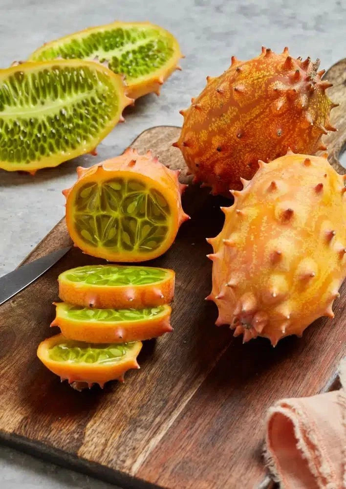 Kiwano Melon Seeds (Cucumis metuliferus) – 350+ Premium African Horned Cucumber Seeds