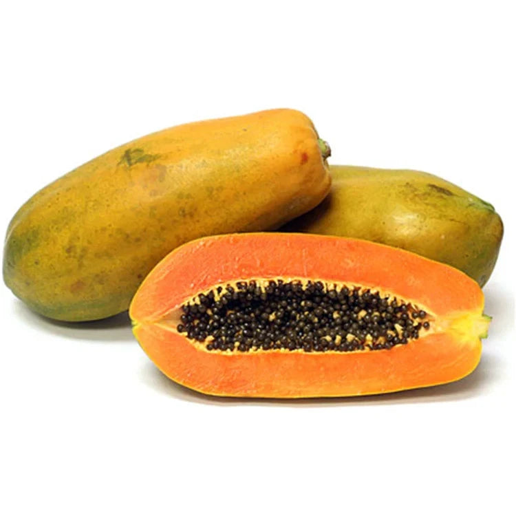 California Papaya Seeds (Carica papaya var. California) – Premium Sweet Red-Fleshed Pawpaw Fruit Seeds for Planting (150 Pcs)