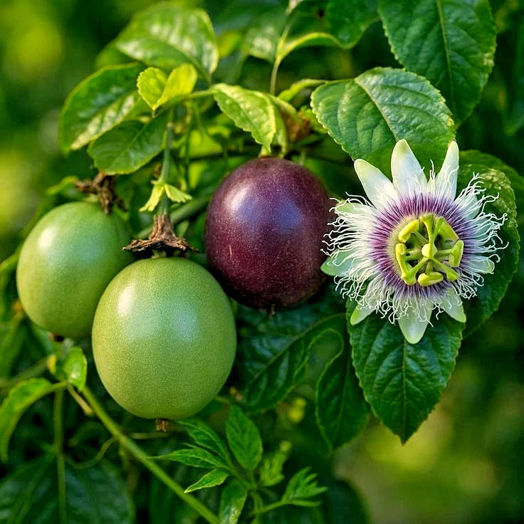 Purple Passion Fruit (Passiflora edulis) – 1,000+ Premium Seeds