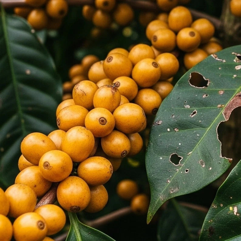 Yellow Catuai Coffee Seeds (Coffea arabica var. Catuai Amarelo / Compact High-Yield Highland Selection) – Premium Gourmet Specialty Coffee Plant Seeds for Planting