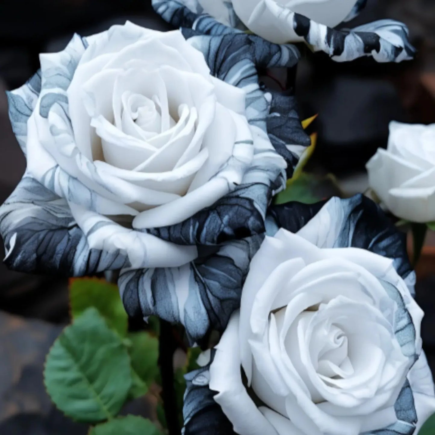 20pcs Rare Ink Rose Seeds
