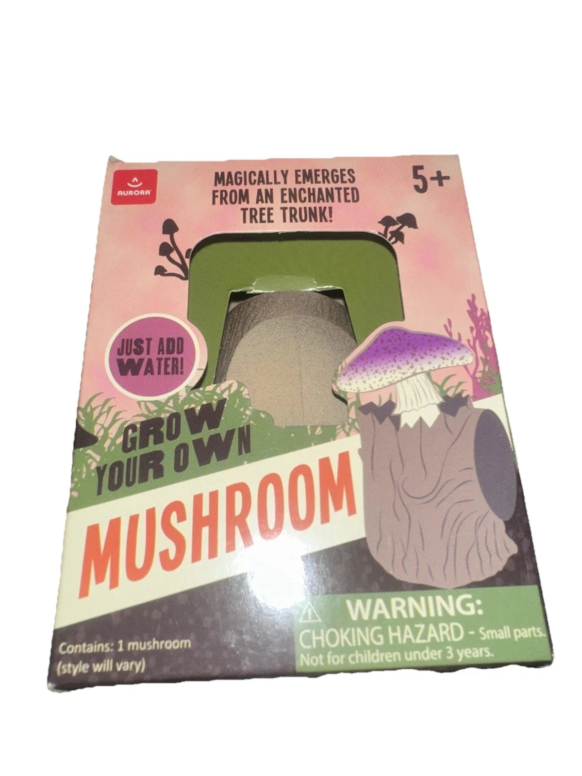Grow Your Own Mushroom Kit - Aurora Enchanted Tree Trunk - Magical Mushroom Cultivation - Ideal for Home Gardening